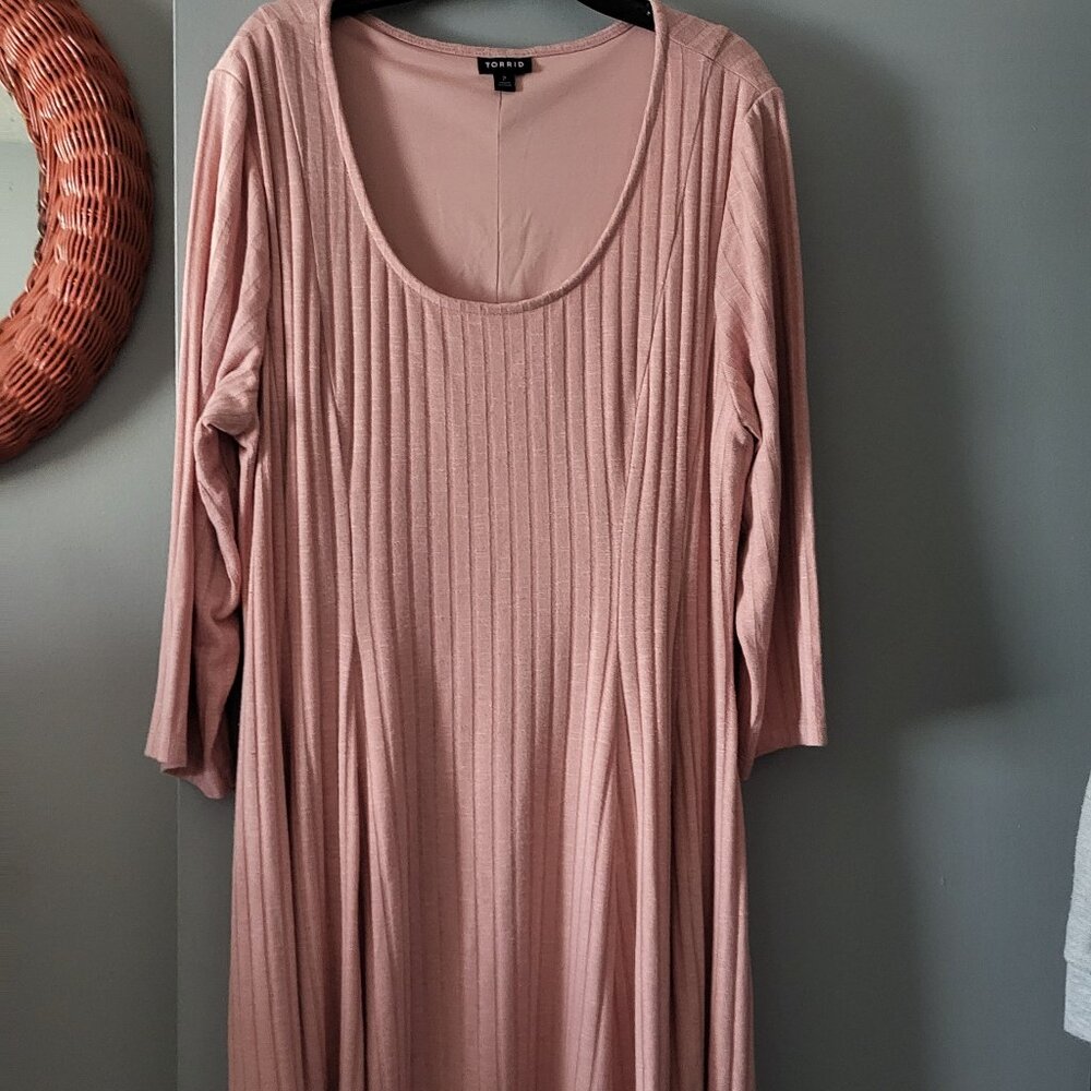3/4 Fit n Flare Sweater Dress